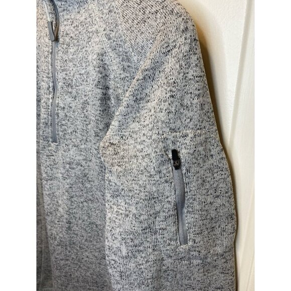 Eddie Bauer Women’s 1/4 Zip Pullover Sweater Fleece Sz M Gray EUC - Picture 5 of 16